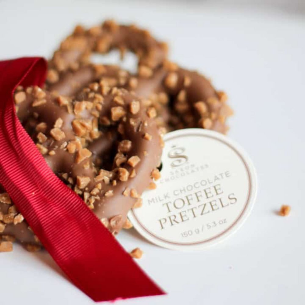 Donini Pretzels Bag - Milk Chocolate Toffee