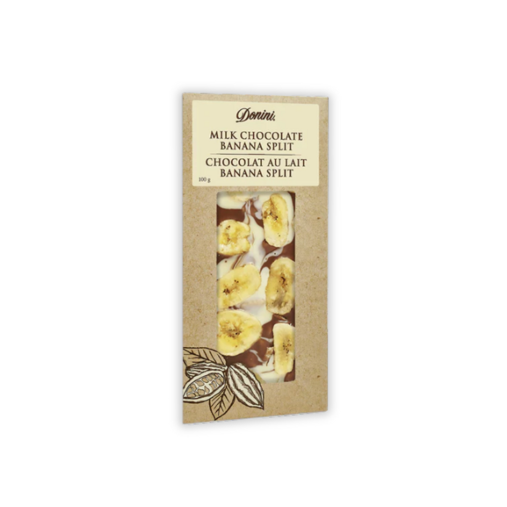 Donini Milk Chocolate Banana Split Gourmet Bar 300g