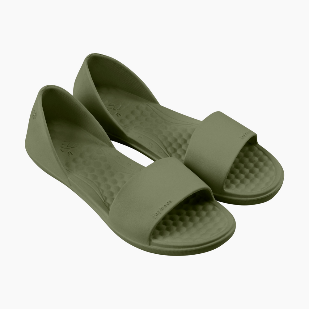 Joybees Friday Flat - Dusty Olive