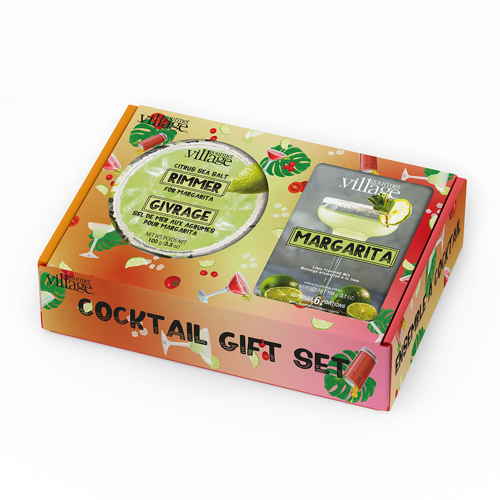 Drink Mix Margarita & Citrus Sea Salt Rimmer Gift Set