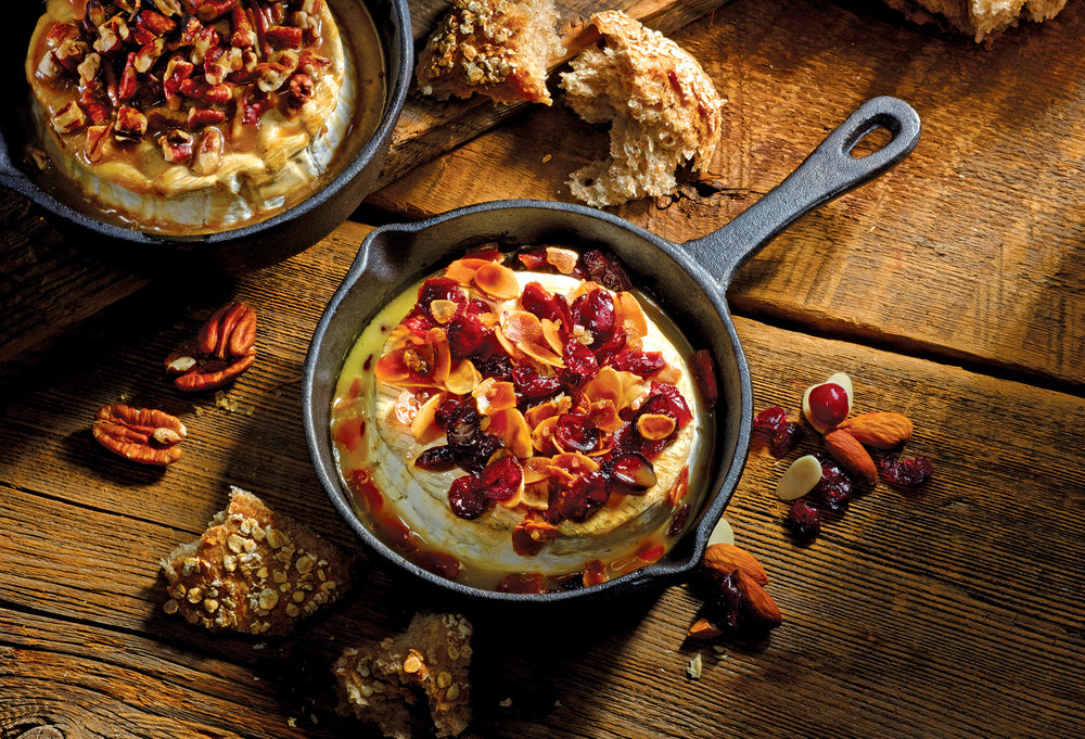 Cranberry Almond Brie Skillet