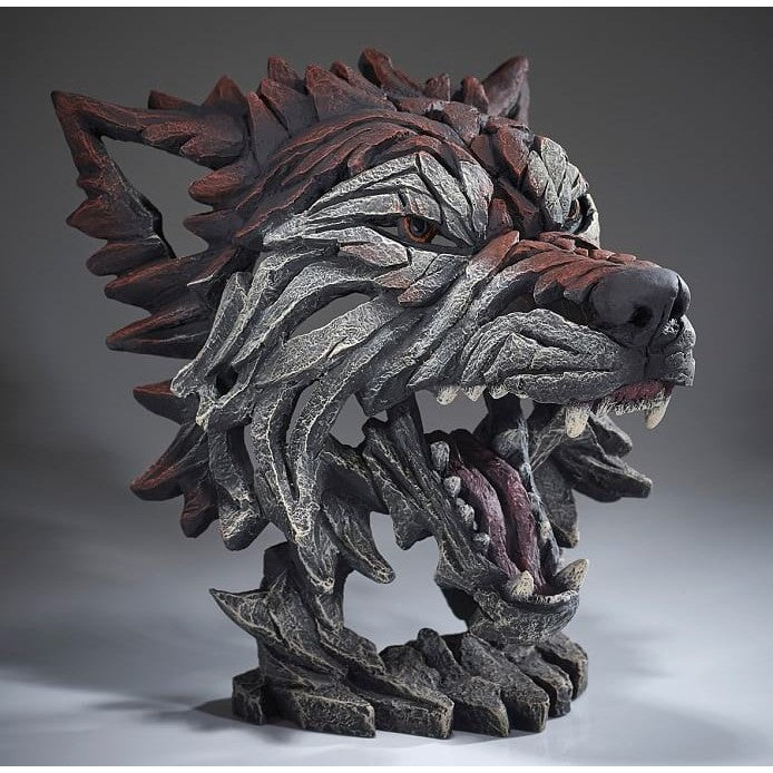 Edge Wolf Sculpture