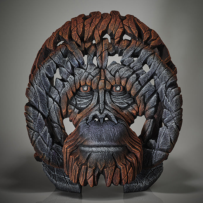 Edge Orangutan Bust Sculpture
