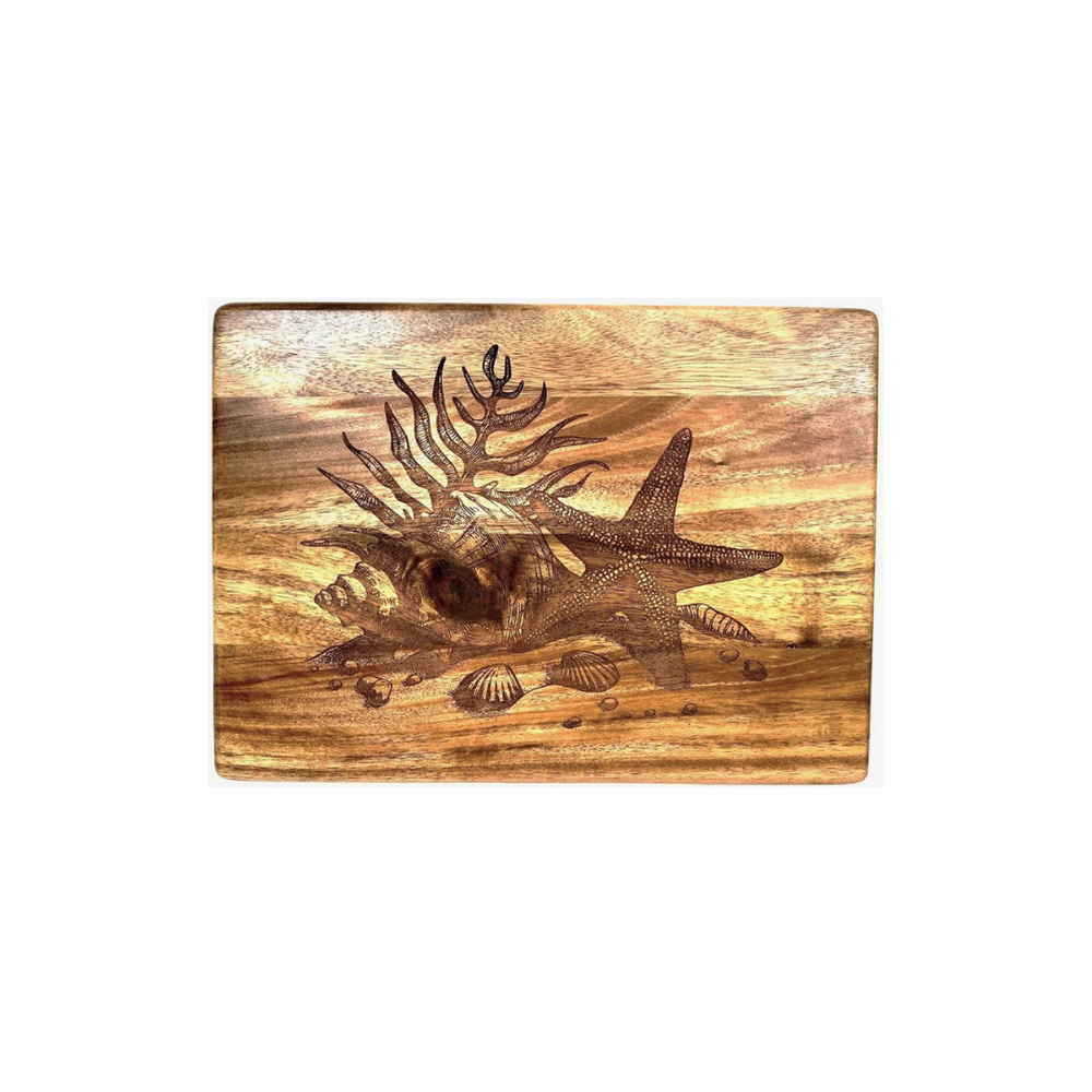 Engraved "Under the Sea" Board by Lynn & Liana