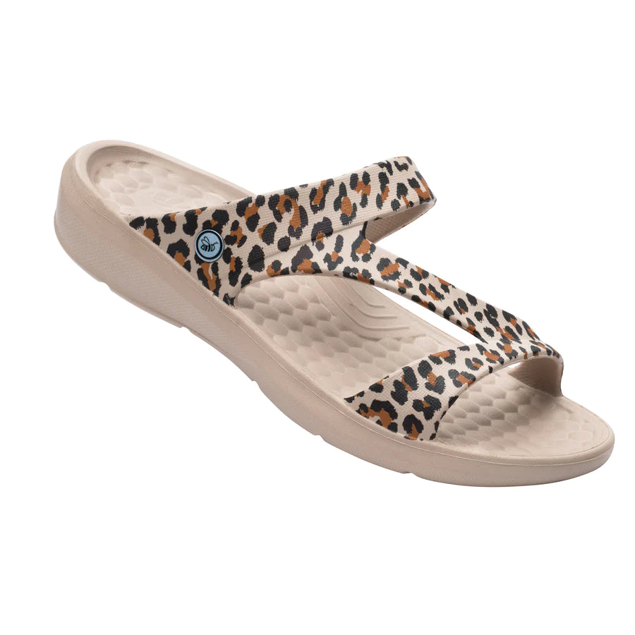 Joybees Everyday Sandal Graphic Leopard