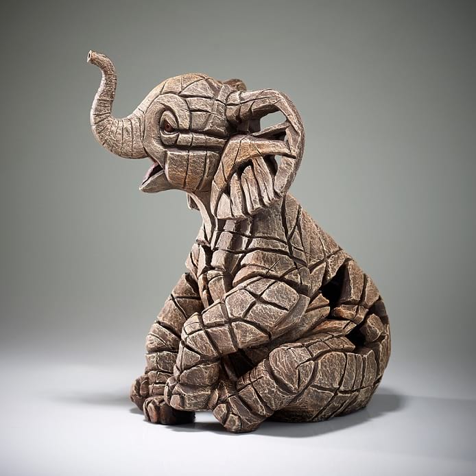 Edge Sculpture Elephant Calf Figure