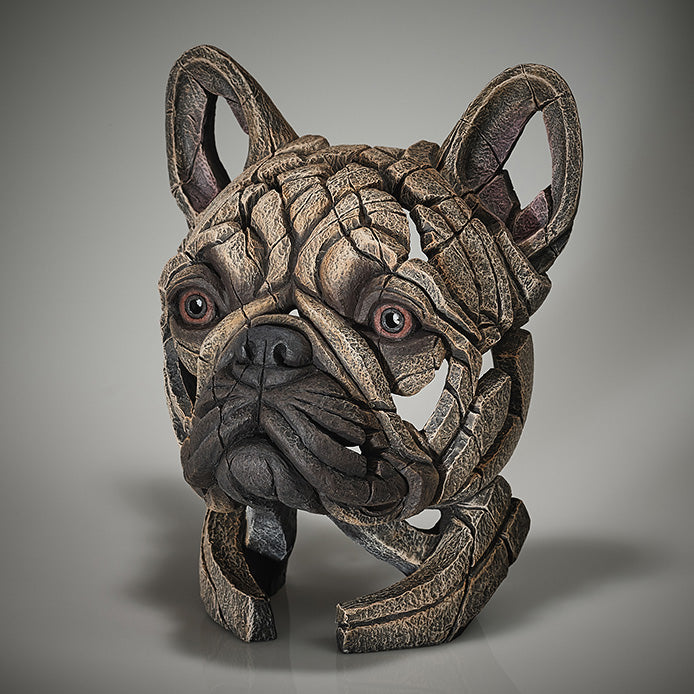 Edge Sculpture French Bulldog Bust (Fawn)