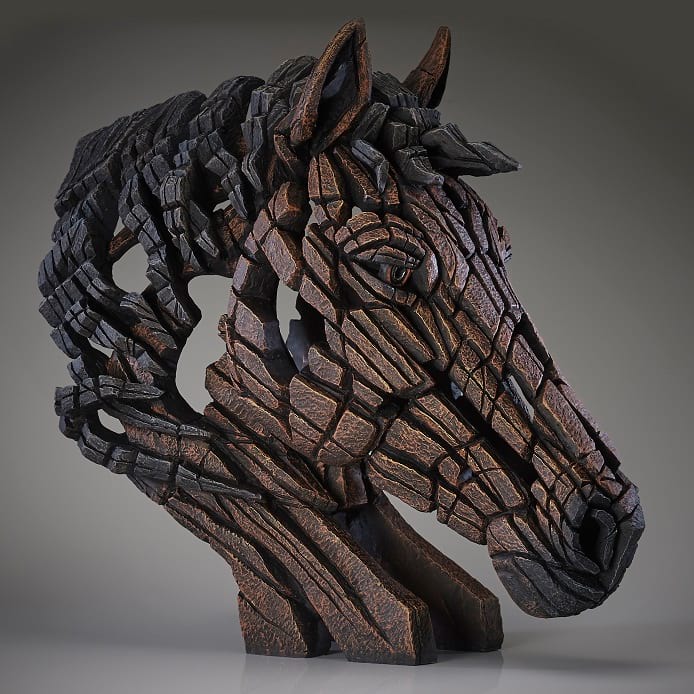 Edge Sculpture Horse Bust