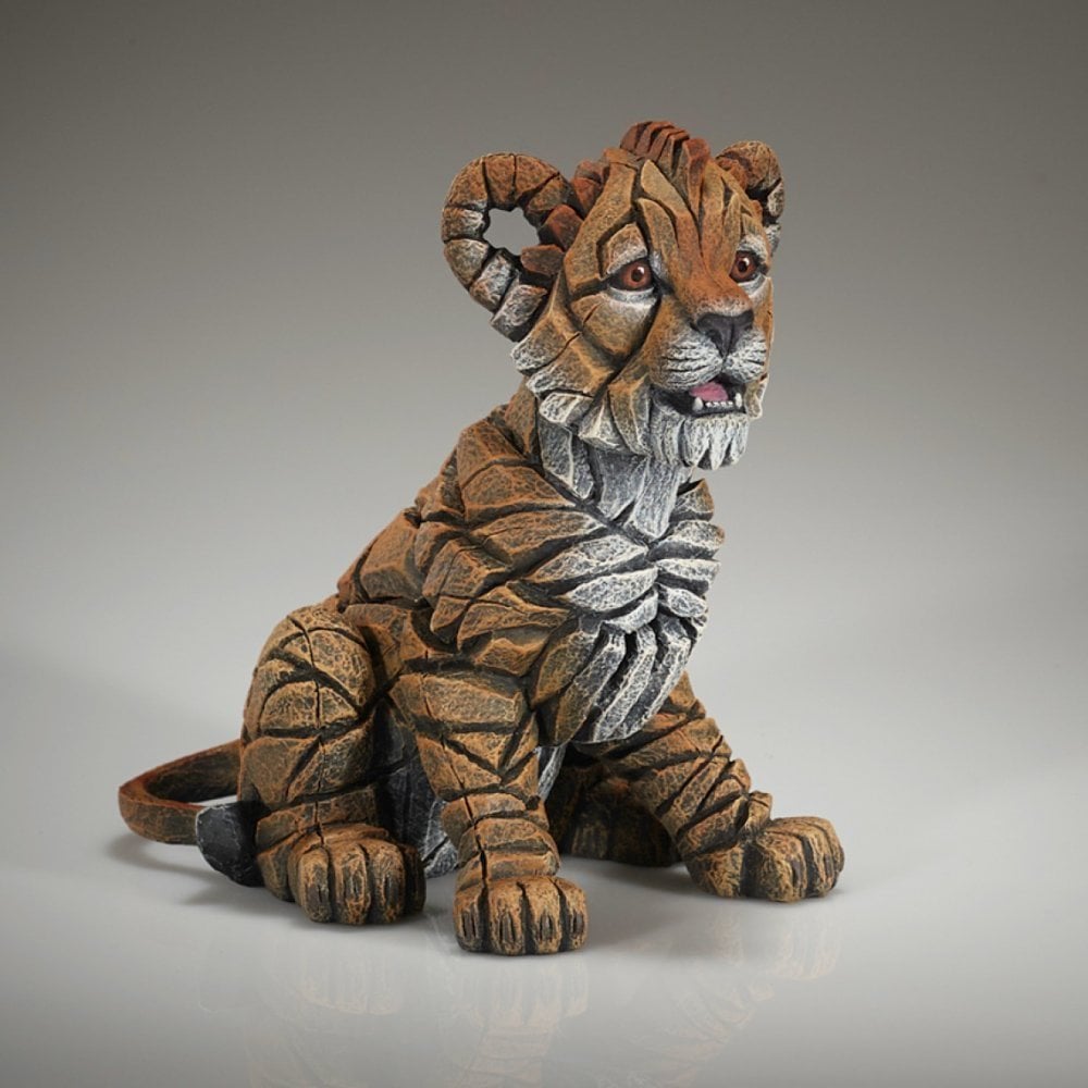 Edge Sculpture Lion Cub Figure