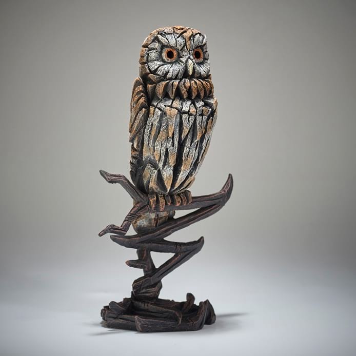 Edge Sculpture Owl Figure