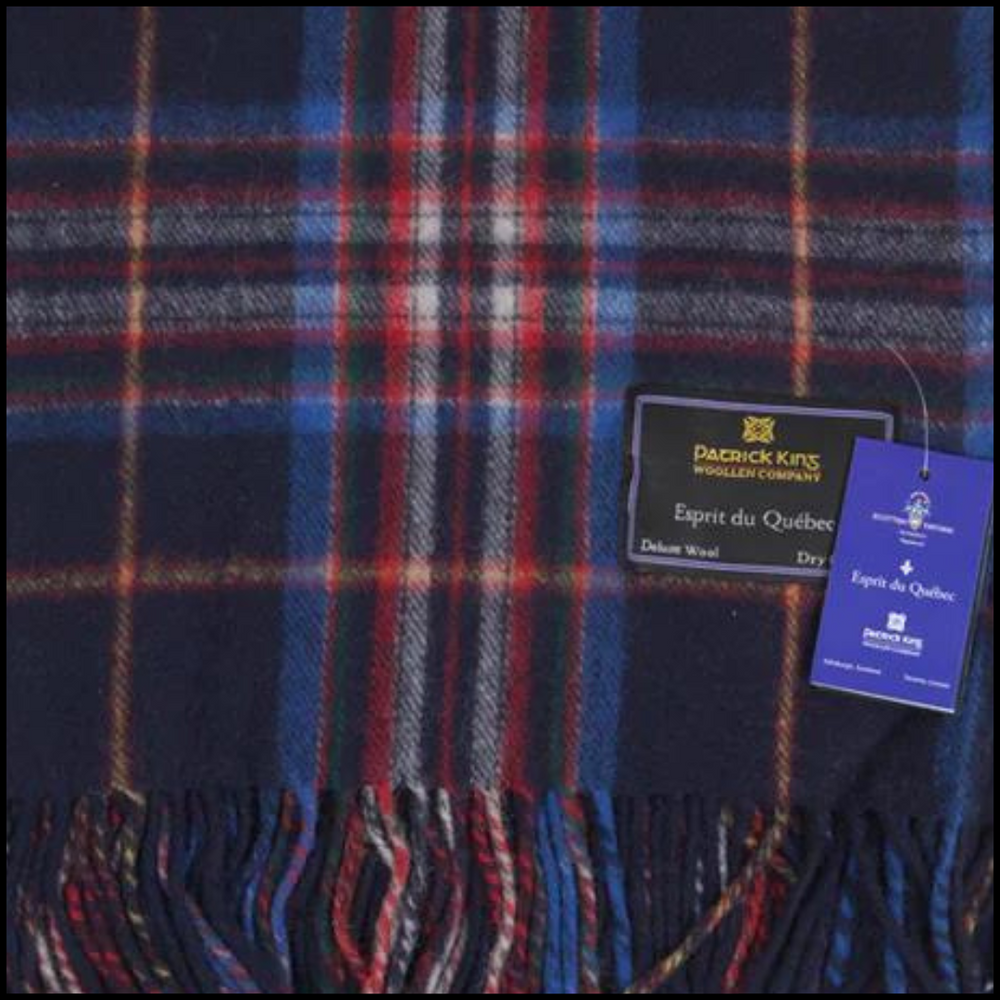 Esprit du Quebec-Tartan Deluxe Blanket