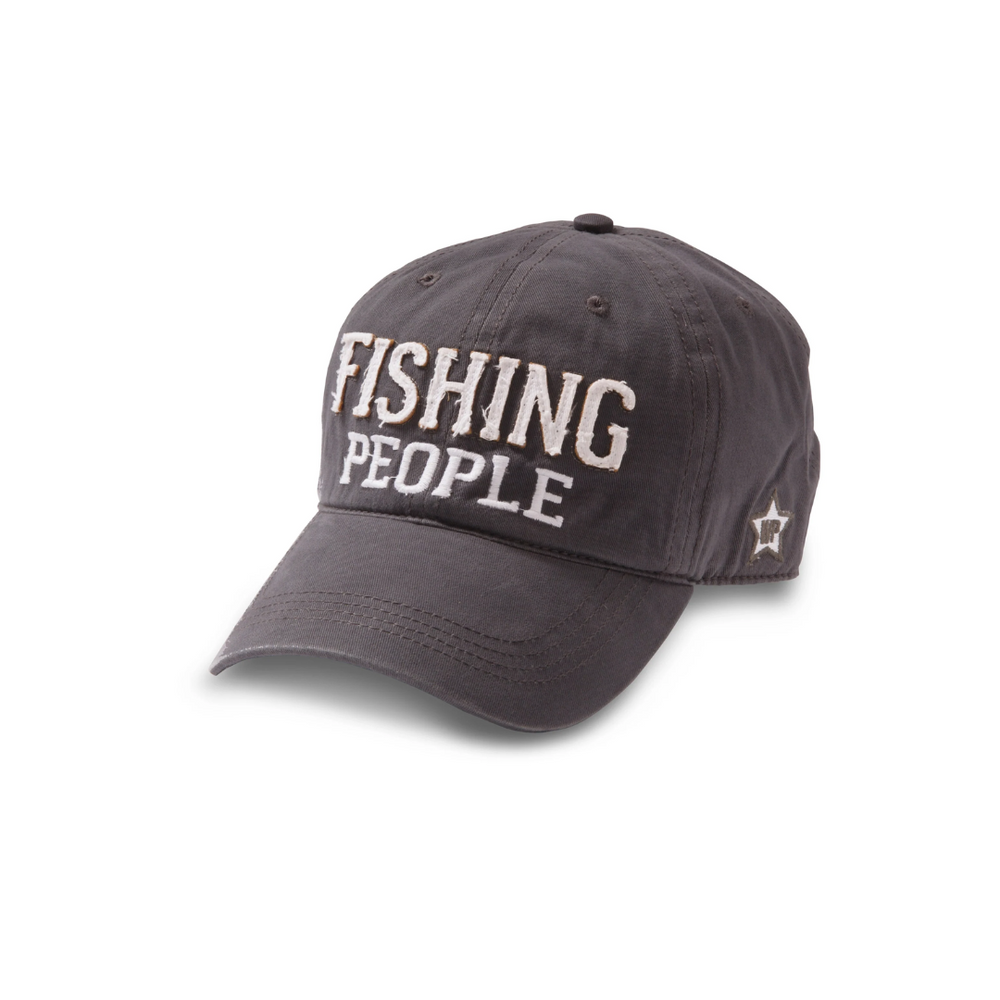 Fishing People Cap - Grey