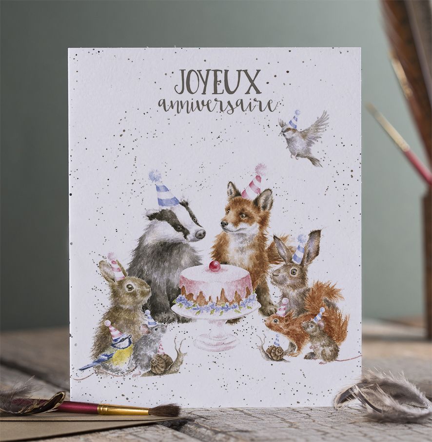 Wrendale Cards Cest la Fete Woodland Party