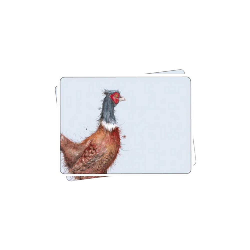 Wrendale Pimpernel Pheasant Luncheon Placemats Set of 6