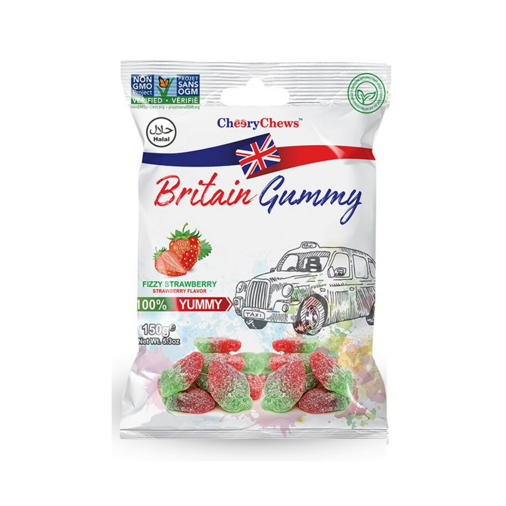 The Britain Gummy - Fizzy Strawberry