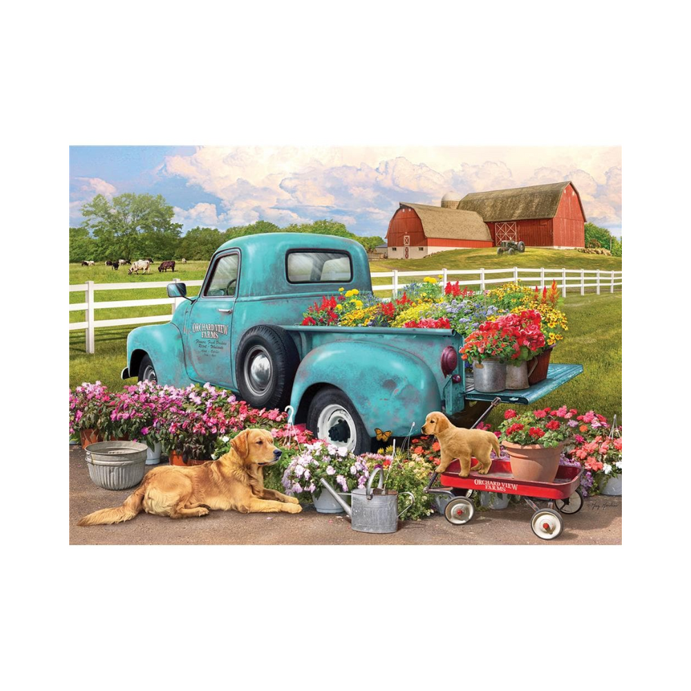 Cobble Hill Puzzles - Flower Truck