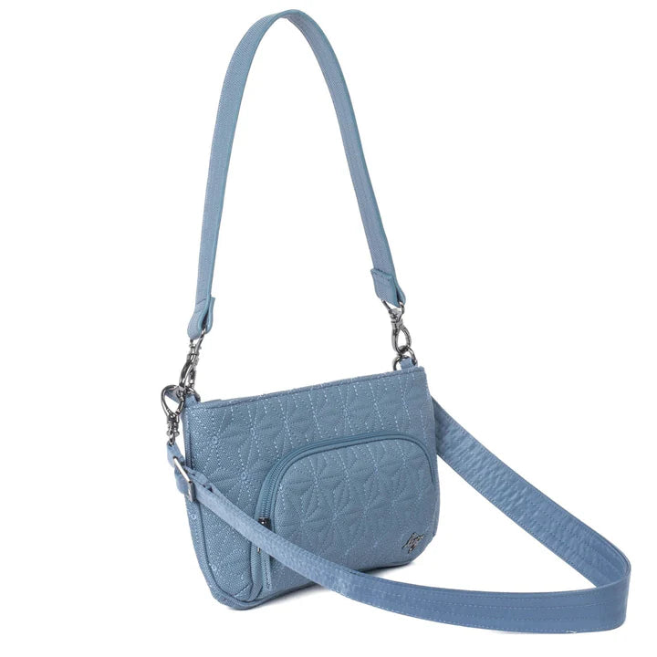 Lug Blue Flyer Matte Luxe VL Crossbody - Blue Moon