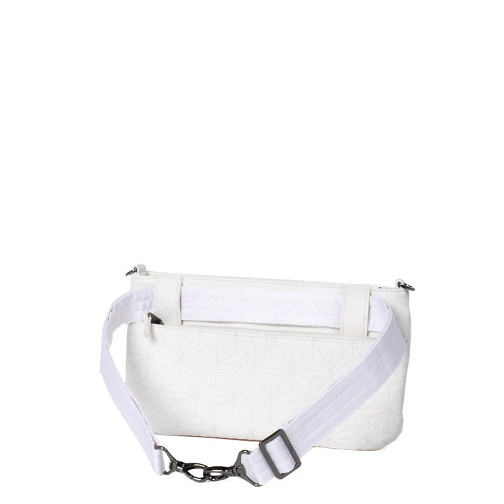 Lug White Flyer Matte Luxe VL Crossbody - White