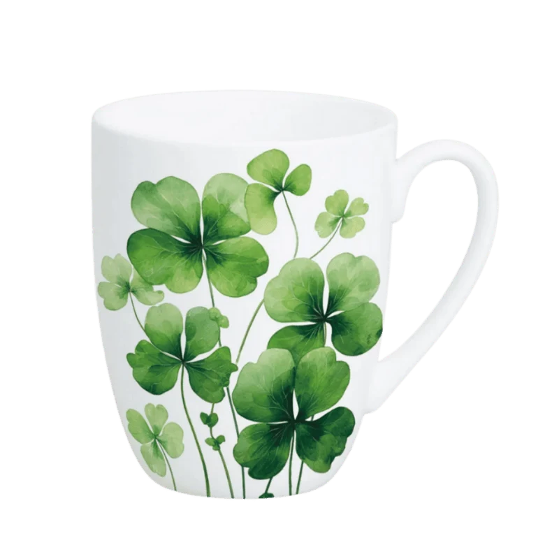 Four Leaf Clover Latte Mug