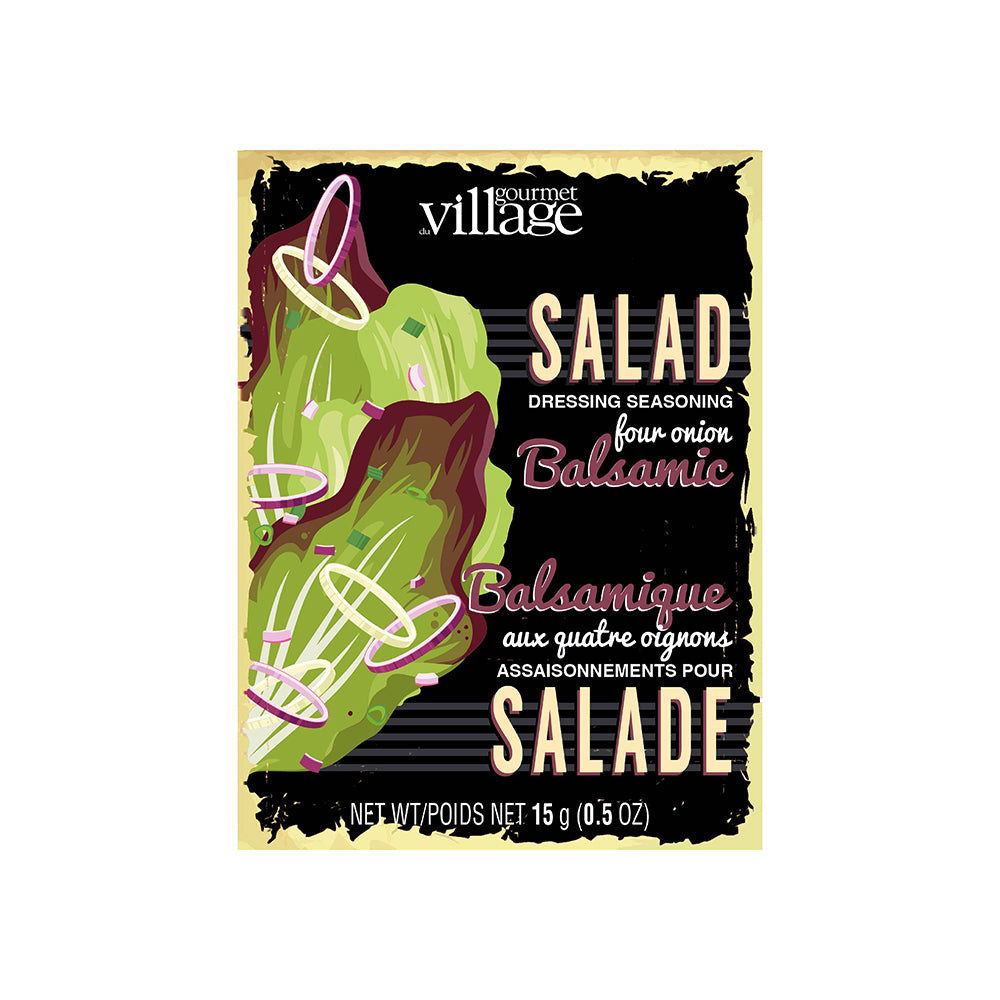 Gourmet Four Onion Balsamic Salad Dressing Seasoning