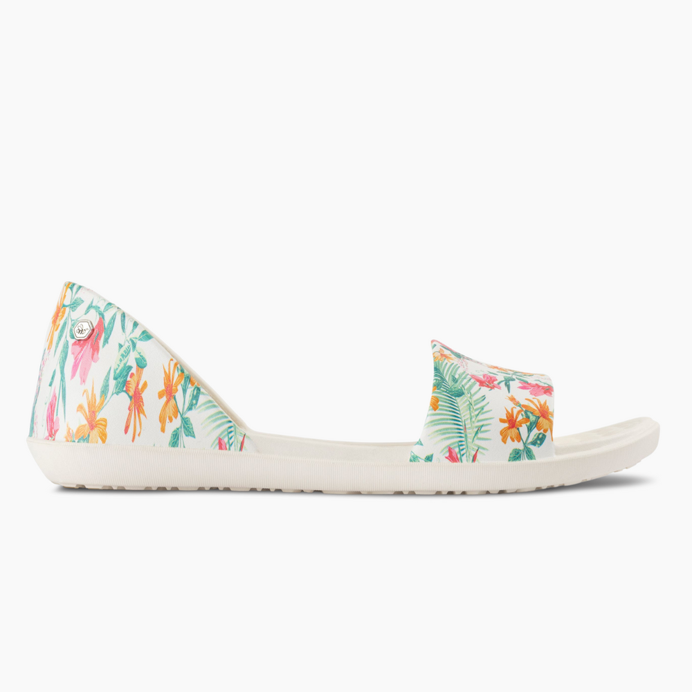 Joybees Friday Flat - Tropical Palm/Bone