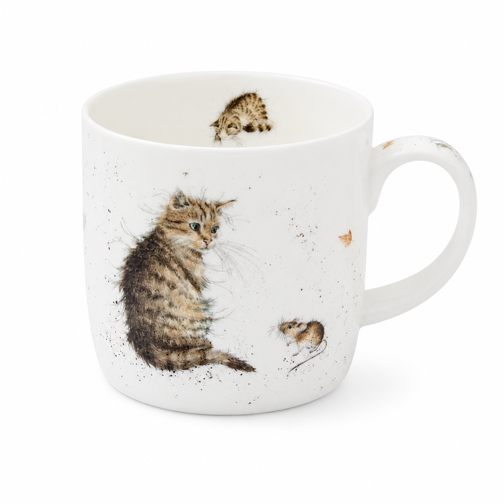 Wrendale 11 oz Mug - Cat and Mouse