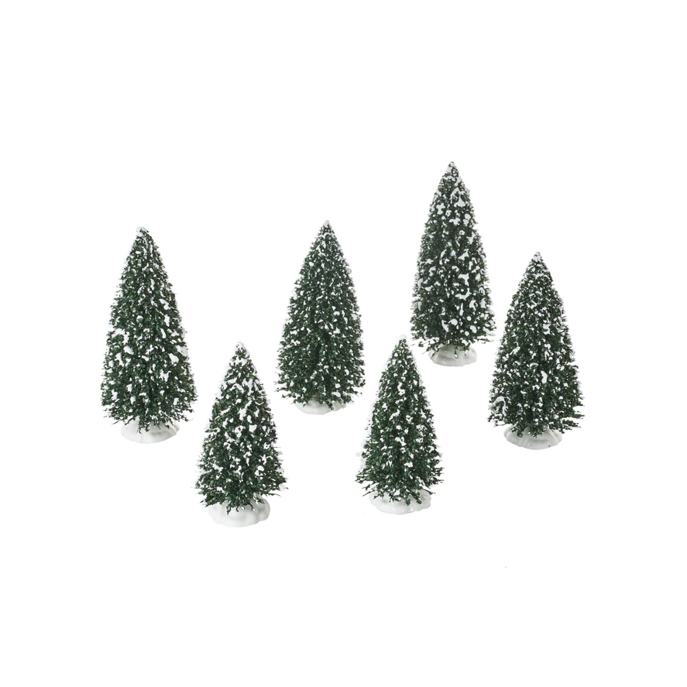 Village Accessories-Frosted Pine Grove