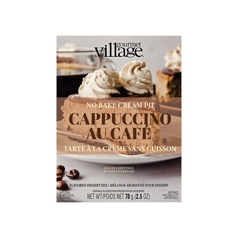 Gourmet No Bake Cappuccino Cream Pie Dessert Mix