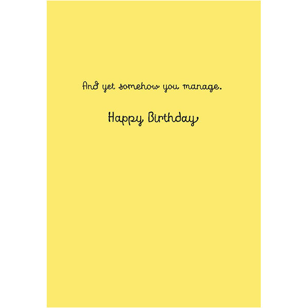 Wicked Funny Card Dog Hard Being Goregous
