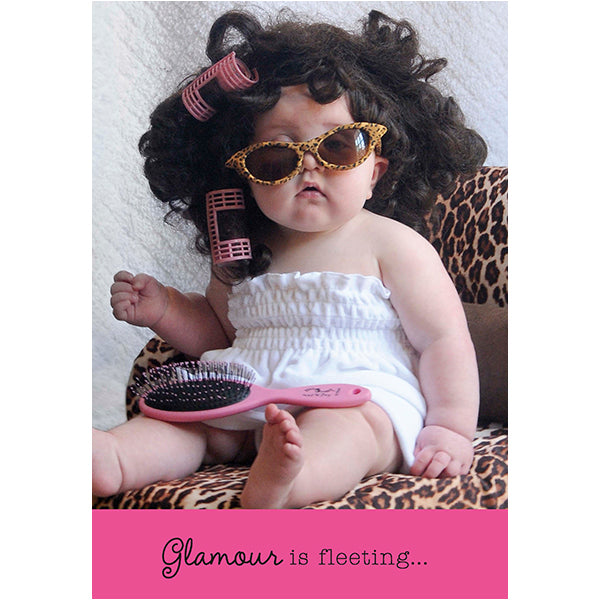 Wicked Funny Card Bad Hair Baby