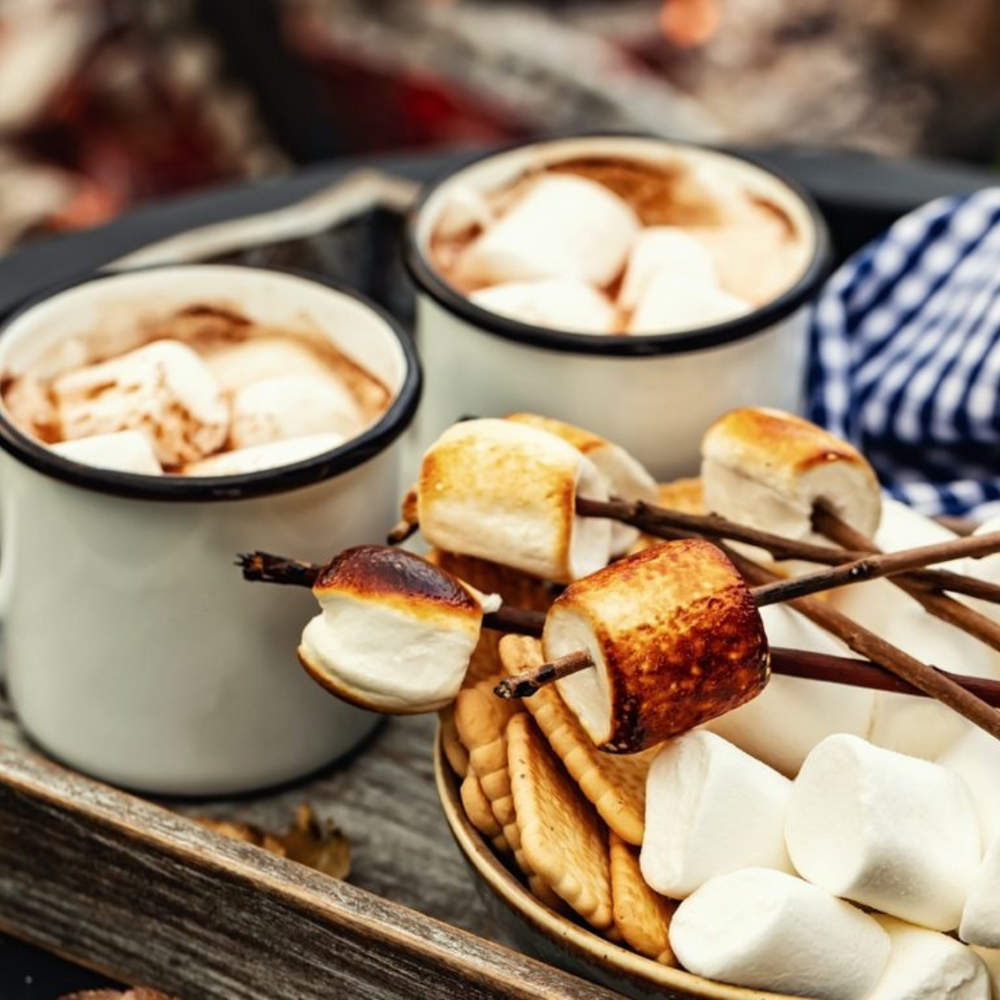 Mini Campfire Smores Hot Chocolate