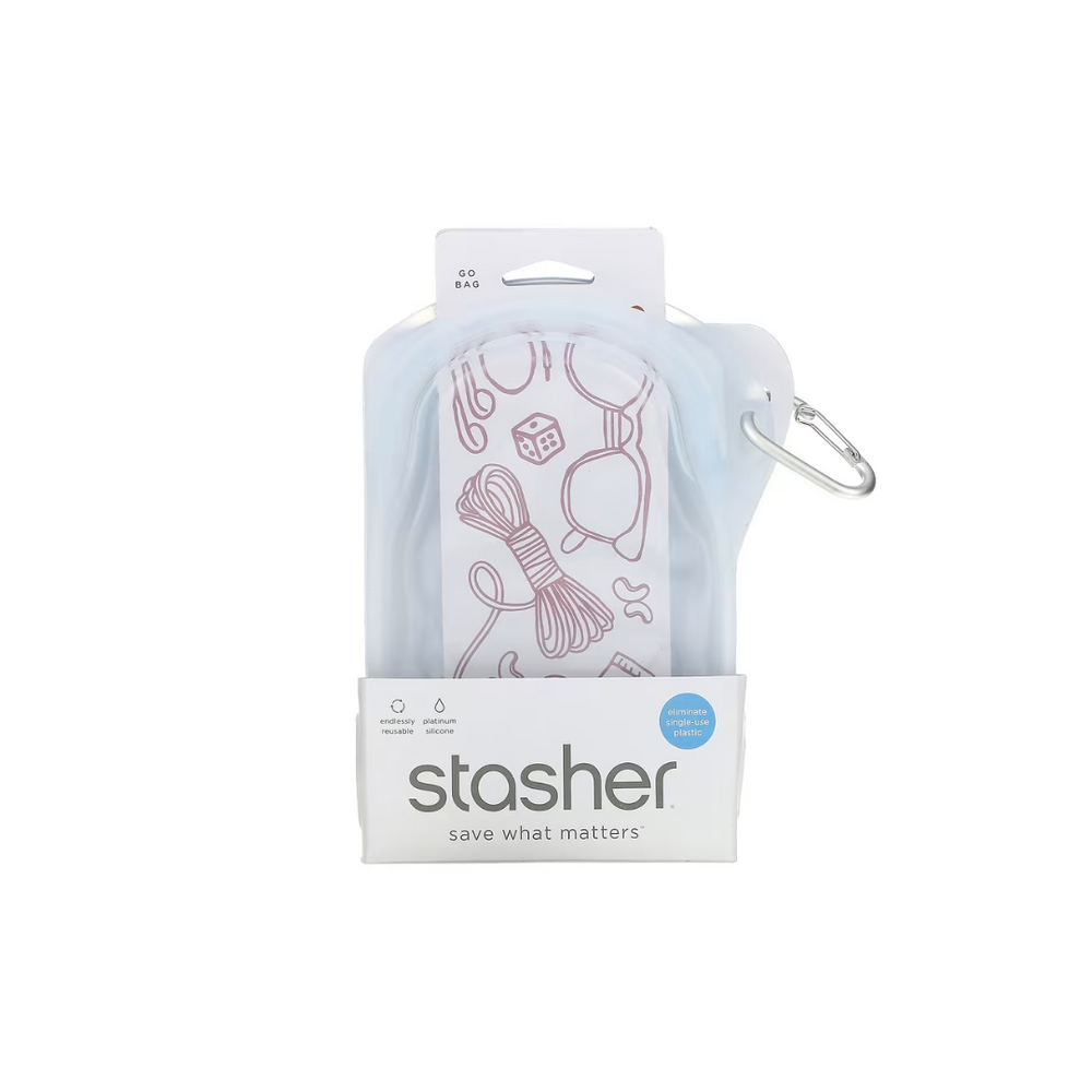 STASHER GO Reusable Clip-On Bag