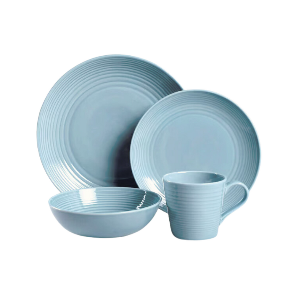 GR Maze Blue 16pc Dinner Set