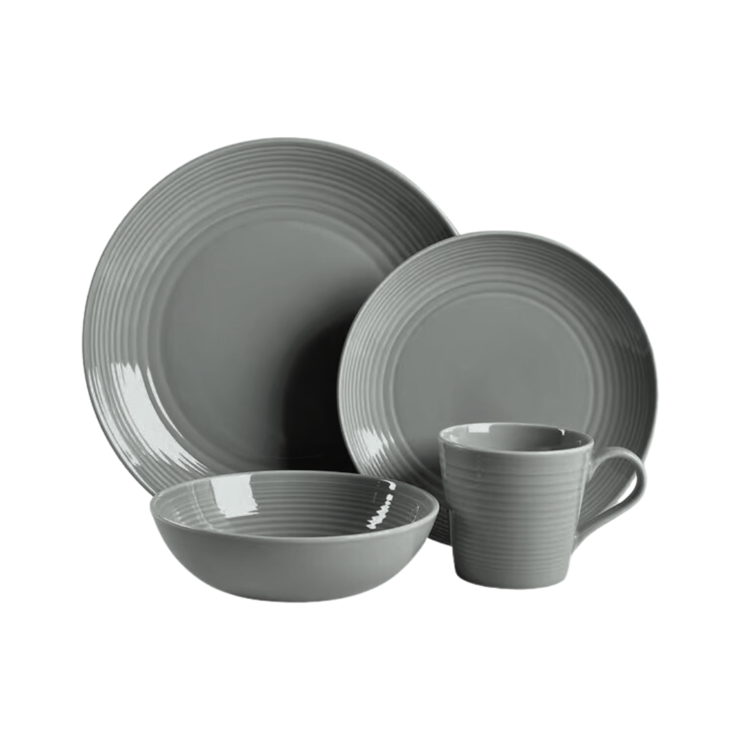 GR Maze Dark Grey 16pc Dinner Set – Rob McIntosh