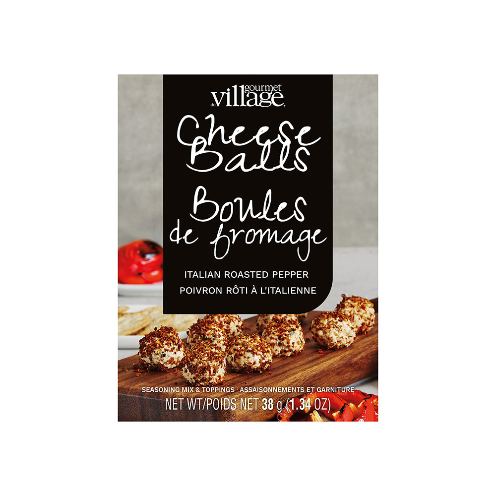 Cheeseballs Italian Roasted Red Pepper Recipe Box