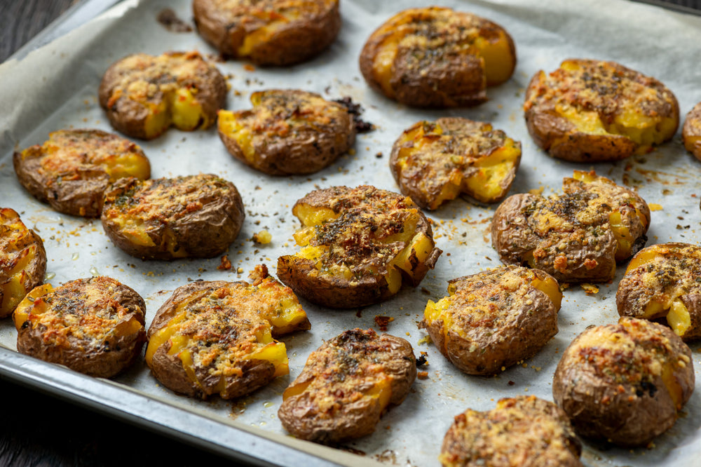 Gourmet Crispy Smashed Potato Seasoning Recipe Box