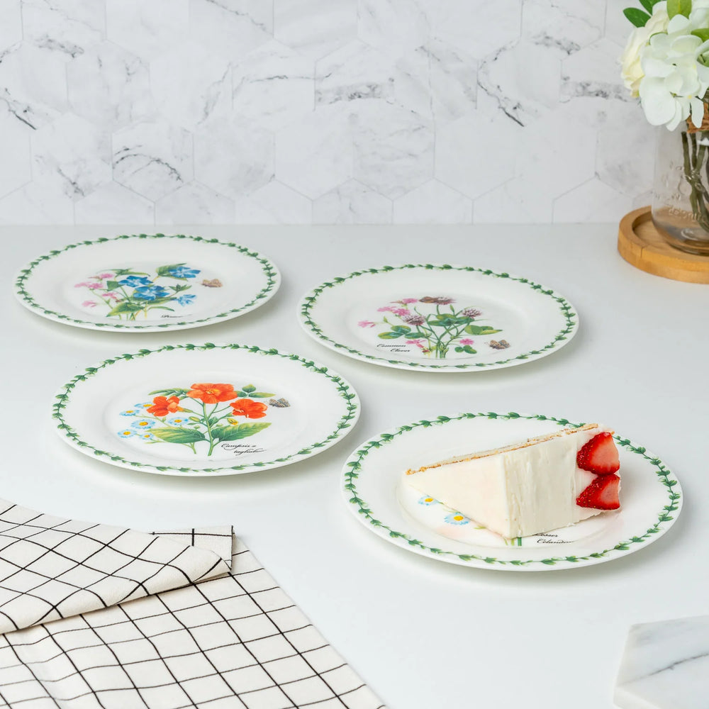 Garden Meadow Dessert Plates Set of 4
