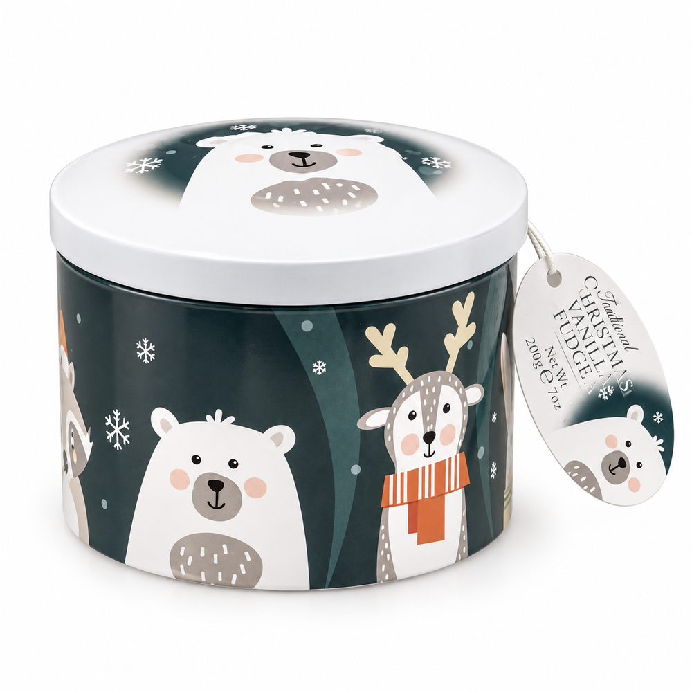 Gardiners Festive Friends Vanilla Fudge Tin 200g