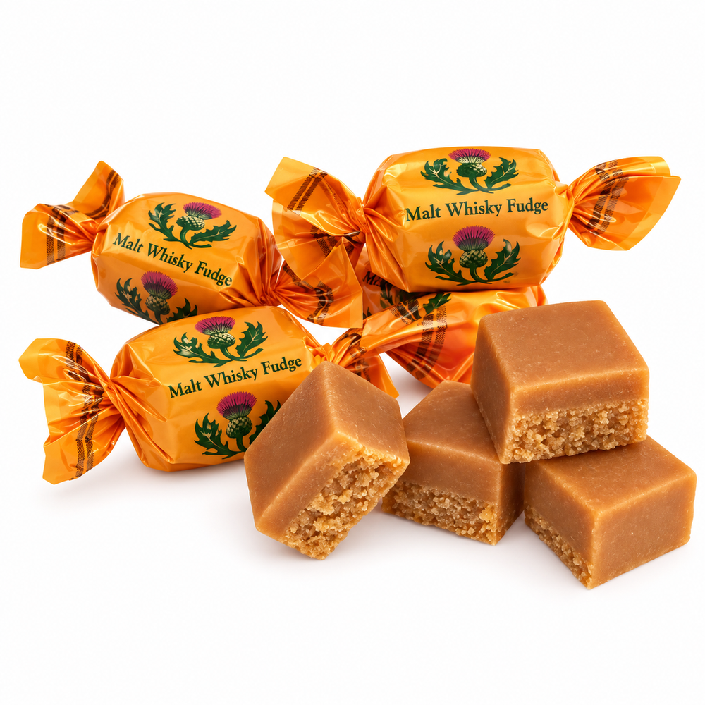 Gardiners Scottish Range Malt Whisky Fudge 150g
