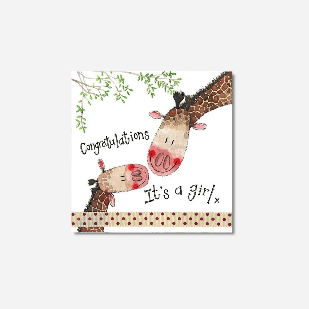 Alex Clark Small Cards Giraffe Family