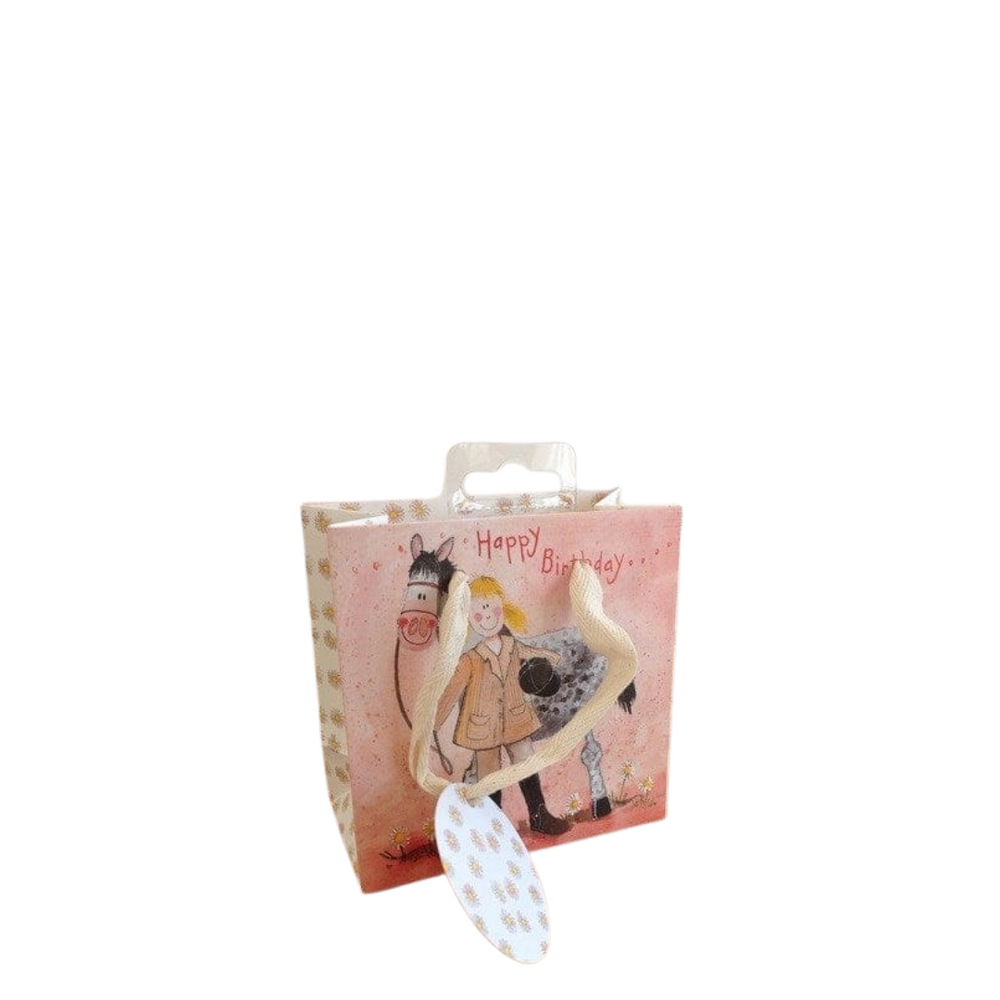 Alex Clark Small Gift Bag - Girl & Horse