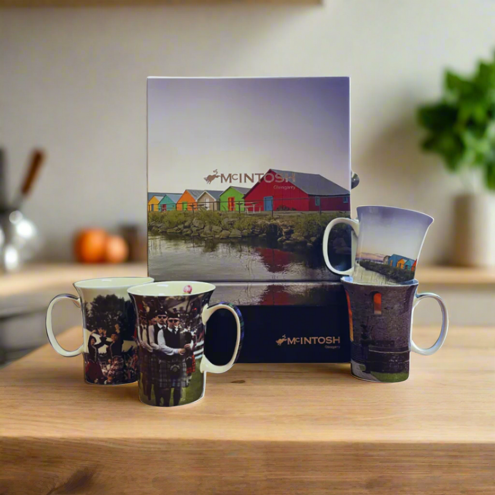 Glengarry set of 4 mugs