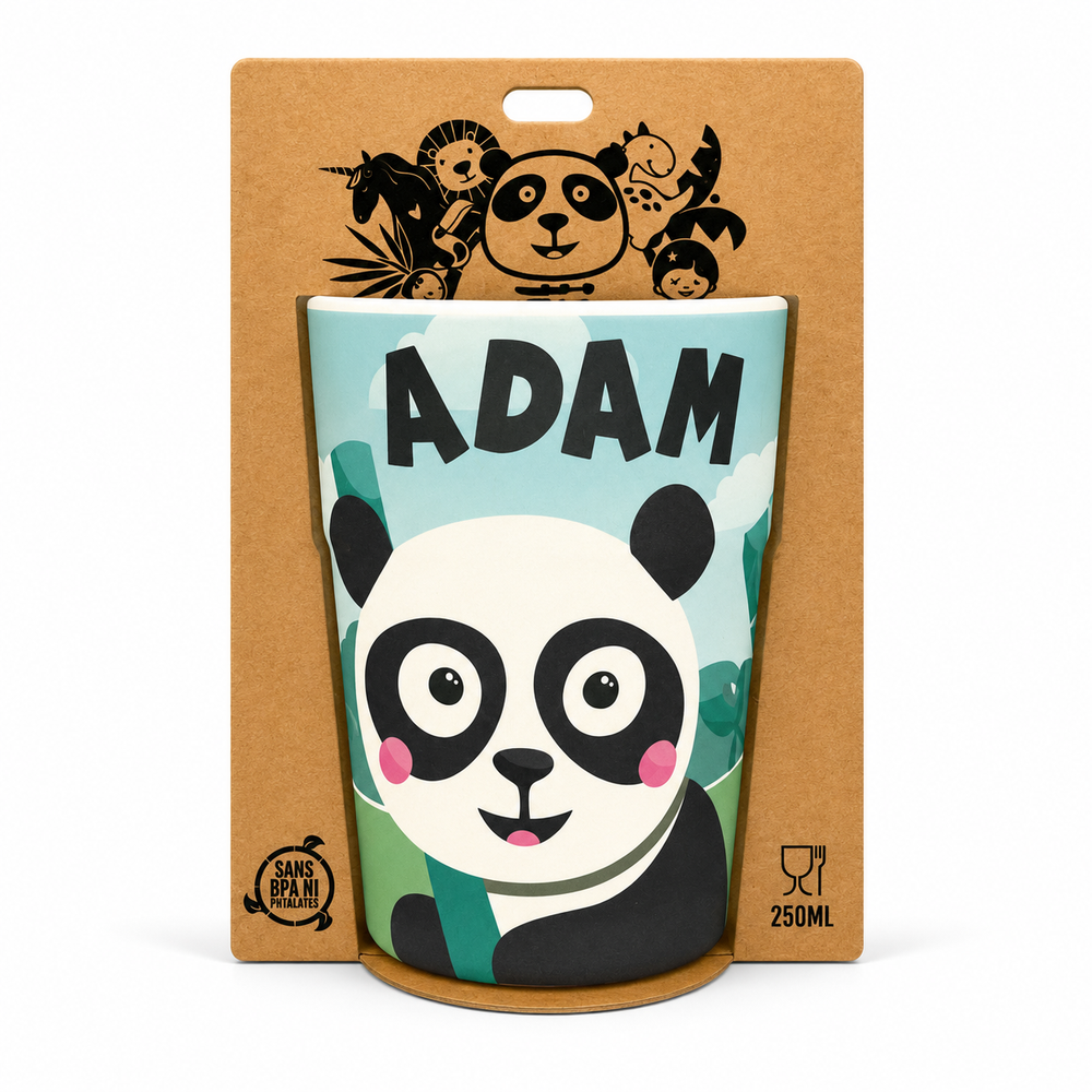 Gobelet en Bambou Pour Enfants Adam
