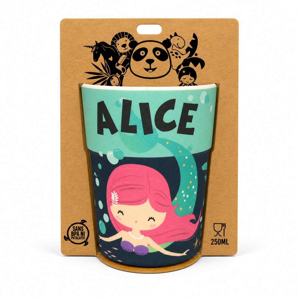 Gobelet en Bambou Pour Enfants Alice