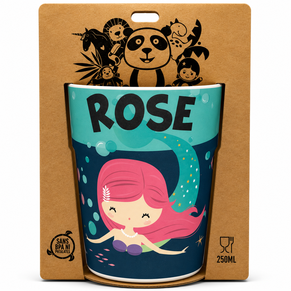 Gobelet en Bambou - Rose