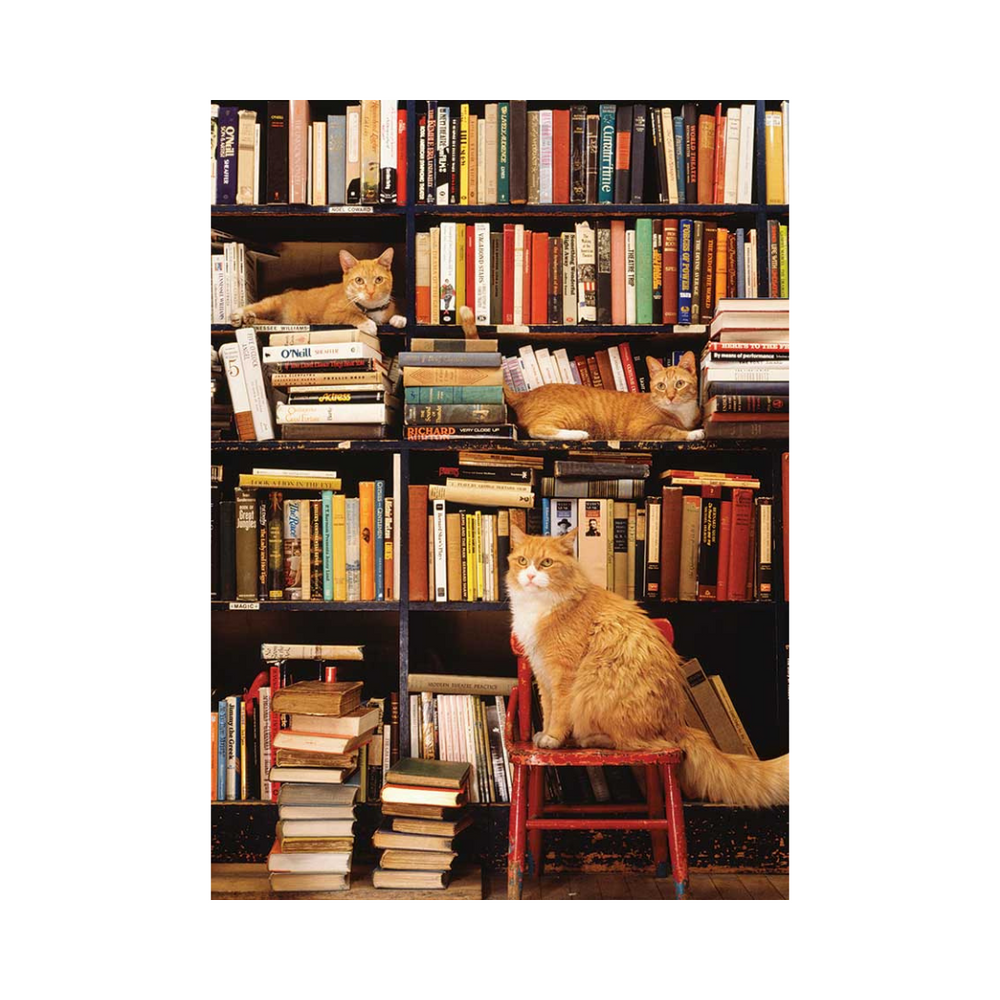 Cobble Hill Puzzles - Gotham Bookstore Cats