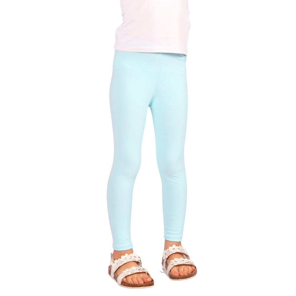 Grand Kids Solid Stretchy Leggings Blue LG10474BLU