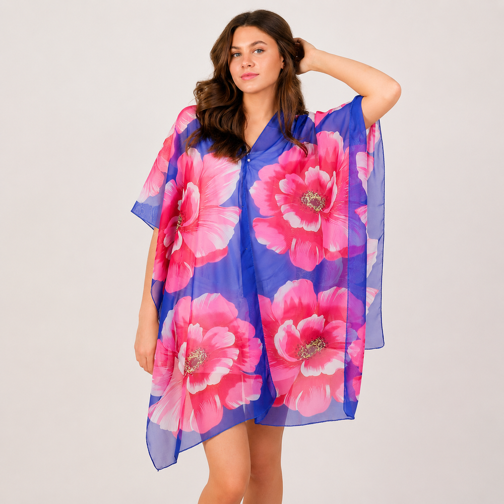 Grand Pearl Chiffon Floral Top