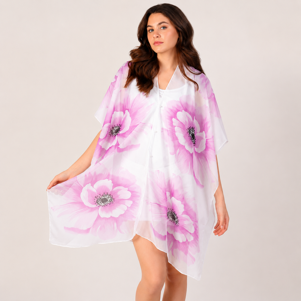 Grand Pearl Chiffon Floral Top