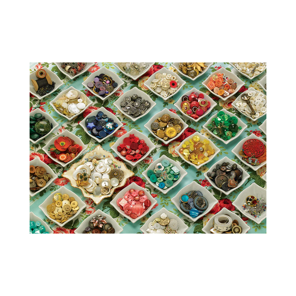 Cobble Hill Puzzles - Grandma's Buttons